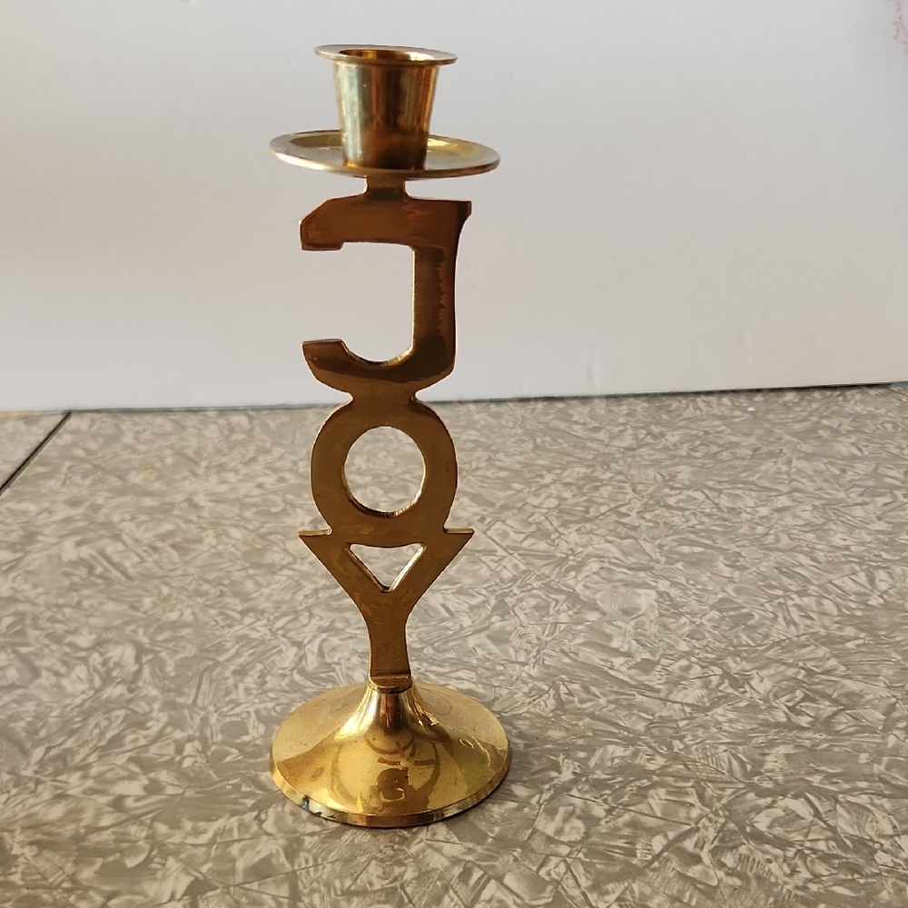 Elegant Gold Candle Holder